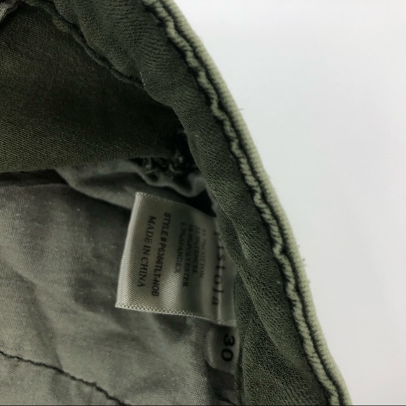 Pistols Green Cotton Cuffed Jean - Size 30 - Picture 7 of 8